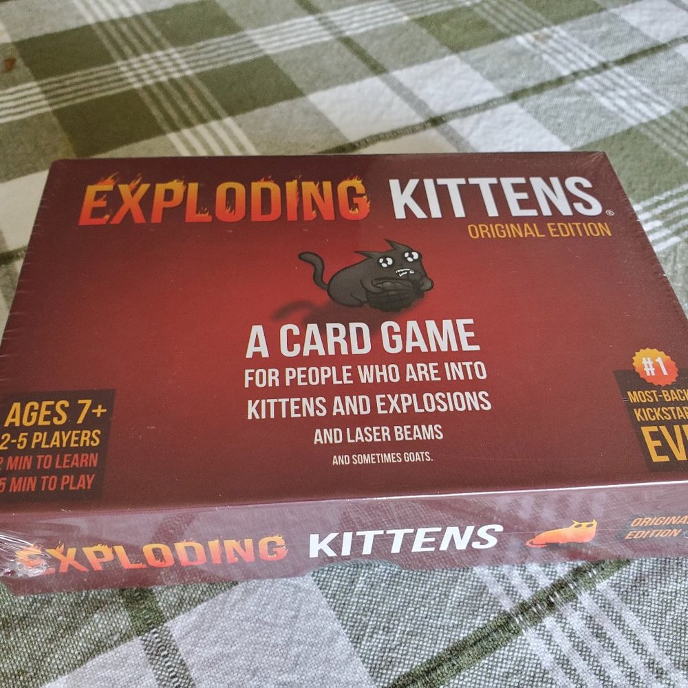 Exploding Kittens card game